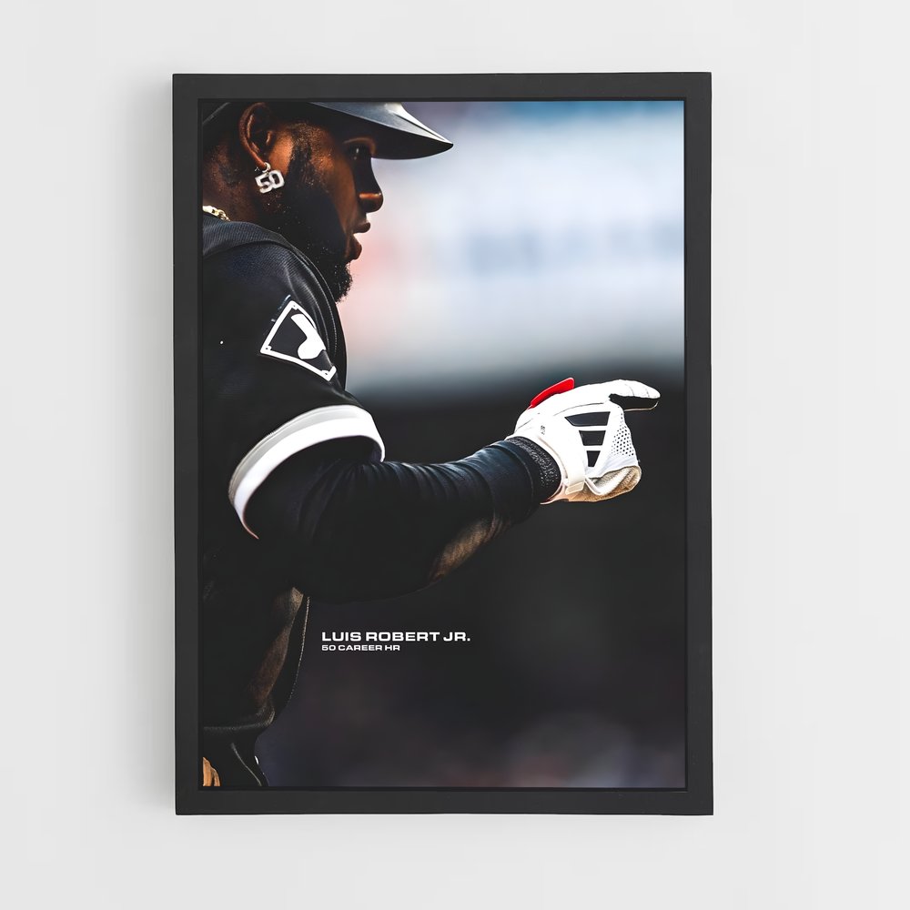 Poster Luis robert compétitive – affiche Baseball (vue 2)